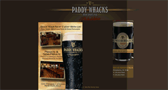 Desktop Screenshot of paddywhackspub.com